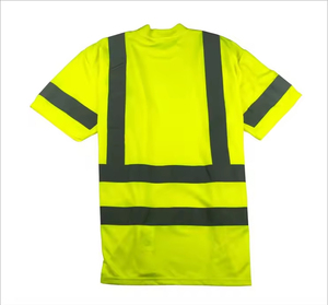 Camiseta de Seguridad Transpirable de Alta Calidad, Amarilla, Manga Larga, Reflectante, con Impresión de Logotipo Personalizado para Hombre - Product Image 5