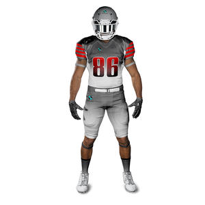 Uniformes de Fútbol Americano de Manga Corta, Diseño 2026, Color Liso, 100% Poliéster Transpirable, Unisex, Personalizables para Adultos - Product Image 5