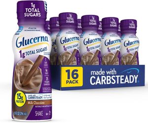 Glucerna 1g de Azúcares Totales, Batido para el Cuidado de la Diabetes con Sabor a Chocolate, Listo para Beber, Botella de 10 oz, Paquete de 16 - Product Image 4