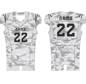 El mejor uniforme de fútbol americano para hombres jóvenes, conjunto de poliéster personalizado, manga corta, diseño transpirable, uso de hombre, ejemplo incluido - Product Image 4