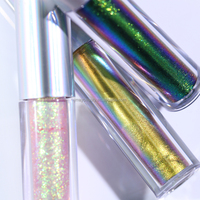 Pigments d'ombres à paupières Aurora multi-chromes, longue durée, multi-duochrome, caméléon, paon, galaxie, brillant coloré, paillettes liquides, eye-liner