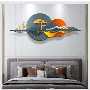 Artículos de decoración del hogar de Metal moderno de gran venta para Bodas de Ramadán y diseño colgante de artesanía Diwali - Product Image 3