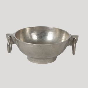 Bol de service en aluminium léger pour les fêtes, esthétique moderne et élégante pour servir des salades, des fruits ou des collations - Product Image 2