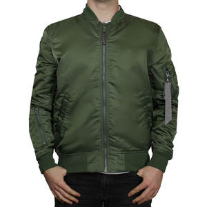 Premium Quality <b>Light</b> <b>Weight</b> Men Bomber <b>Jackets</b> Professional Made Solid Color Full Zipper Bomber Winter <b>Jacket</b> for Men's - Product Image 1