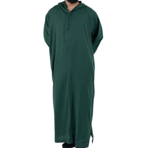 Hot Musulmán Hombre Abaya Musulmán Hombres Ropa Thobe Vestido Islámico Hombres Ropa Musulmana Hombres Ropa Ramadán Djellaba Eid Jubba - Product Image 4
