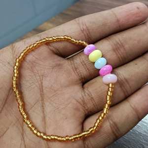 Top Quality Natural Multi Opal Smooth Beads Stretchable <b>Bracelet</b> with Opal Adjustable <b>Beaded</b> Stone <b>Bracelet</b> Jewelry <b>for</b> <b>Women</b> - Product Image 5