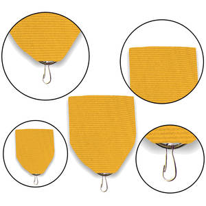 Rideaux de ruban de médaille gris avec fournisseur d'épingle - Product Image 2
