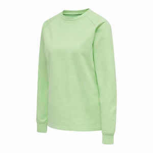 100% haute qualité en gros blanc plaine col rond sweat lourd 100% coton femmes sweat avec Logo personnalisé - Product Image 2