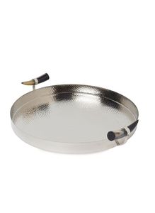 Classic Metal Serving Tray With Mirror Finish Perfect For Displaying Candles <b>Perfumes</b> And Home Decor Items - Product Image 6