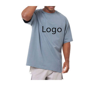 2025 nouvelle dernière mode Top qualité T-Shirt Stock surdimensionné 100% coton microfibre T-Shirt surdimensionné Vintage T-Shirt pour hommes - Product Image 4