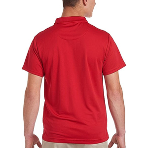 Camiseta de Golf de Alta Calidad para Hombre, Diseño Personalizado, Bordada, Manga Corta, Transpirable, Patrón Sólido, Tejido de Fibra de Bambú - Product Image 4