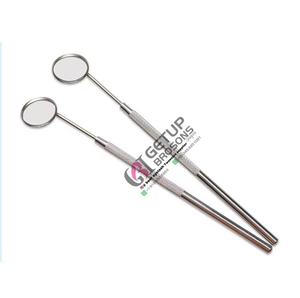 Haute Qualité Nouveau Plein Argent Extension De Cils Cercle Conception Miroir En Acier Inoxydable Avec Votre Propre Logo Personnalisé Instruments De Beauté - Product Image 1