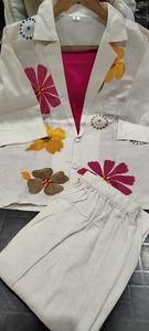 Conjunto de Kurta/Kurti de Algodón Estampado de Estilo Vintage de Secado Rápido para Bebés/Niños Pequeños, Unisex, para Invierno/Verano, Corte Regular, de Kingsa Textile - Product Image 2