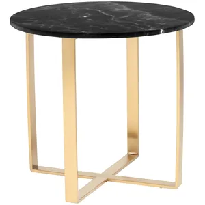 Table basse en fer dur nordique salon trempé Table basse solide Console Table moderne pour salon meubles d'hôtel - Product Image 3