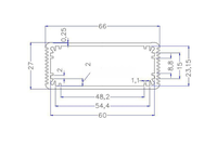 Boîtier de mini PC en aluminium à dissipation thermique élevée personnalisé, usiné par CNC, surface anodisée, boîtier de précision usiné par CNC