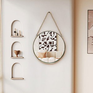 <span class=keywords><strong>Miroir</strong></span> <span class=keywords><strong>mural</strong></span> moderne de luxe à <span class=keywords><strong>grand</strong></span> cadre doré Design classique <span class=keywords><strong>pour</strong></span> hôtel Salle de bain Salon Salle à manger <span class=keywords><strong>Couloir</strong></span> en verre - Product Image 4