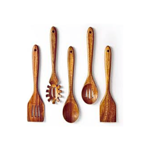 Ustensiles de cuisine de haute qualité, écologiques, personnalisables avec logo, en bois naturel, fabriqués au Vietnam, pour usage domestique et commercial - Product Image 2