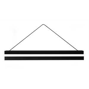 Paire de bandes magnétiques pour affiches en MDF noir de 92,5 cm, accessoires d'affichage - Product Image 2