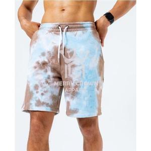 Ropa informal Venta caliente Pantalones cortos de tinte de corbata para hombres Peso ligero 100% Algodón hecho Pantalones cortos de tinte de corbata para hombres a la venta En precio razonable - Product Image 1