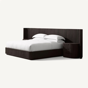 Lit de luxe Byron tendance en chêne européen avec couleur personnalisée, vente chaude - Product Image 3