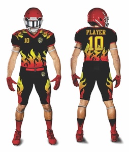 Camisetas de Fútbol Americano Personalizadas con Sublimación, Cortas, 100% Poliéster, Transpirables, con Nombres de Equipos Personalizados - Product Image 5