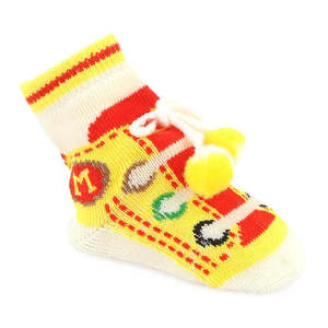Newborn <b>Booties</b> - Yellow - Product Image 1