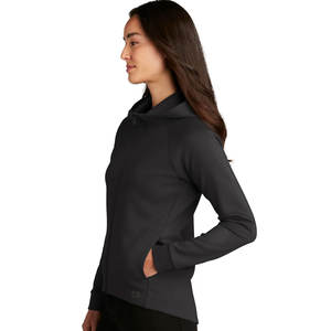 Sudadera con capucha personalizada para mujer, ropa deportiva superior, dobladillo con cordón, sudaderas con capucha de entrenamiento deportivo informales cálidas - Product Image 3