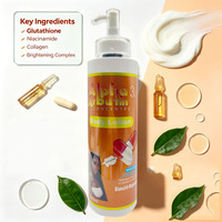 Lotion Corporelle Éclaircissante Action Rapide Alpha Arbutin Gluta Réduit les Taches Terne Hydratation Profonde pour Peaux Abîmées par le Soleil