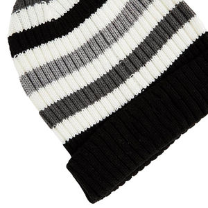 Gorro de punto con Bordado de lana 100% con estampado Digital cálido de invierno Unisex con gorro informal Skullies - Product Image 5