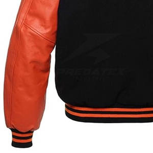 แจ็กเก็ตเลตเตอร์แมนสำหรับผู้ชายเสื้อคลุมกันหนาวดีไซน์ตามสั่ง - Product Image 4