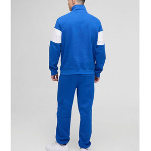 Ensembles de survêtements à demi-fermeture éclair en molleton de coton de haute qualité sur mesure ensembles de survêtements décontractés pour hommes - Product Image 2