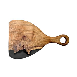 Tablero de queso con mango de Arte de resina negra de diseño líder superior Tabla de cortar de madera de calidad Superfina para uso doméstico - Product Image 1