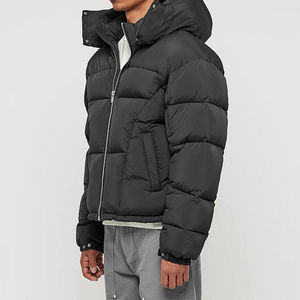 Chaqueta acolchada para hombre, diseño de sublimación personalizado, abrigo de plumón de pato blanco, chaqueta de plumón holgada de gran tamaño para invierno, OEM - Product Image 6