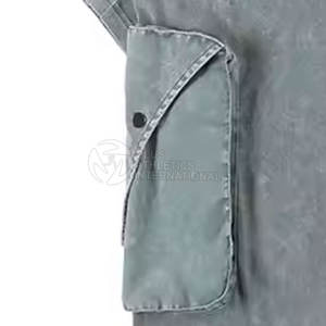 T-shirts lavés de flocon de neige à la mode 2025 T-shirts lavés de flocon de neige faits sur mesure en usine - Product Image 6