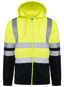 Sudadera CON CAPUCHA DE SEGURIDAD reflectante de alta visibilidad para hombres, ropa de trabajo de invierno, chaqueta uniforme, comodidad de seguridad mejorada Digital - Product Image 2