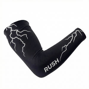Manchon de bras renforcé avec coutures renforcées, compression, protection UV, course à pied, cyclisme, basketball, volleyball, manchon de bras en gros - Product Image 3