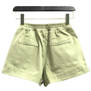 Ropa de calle transpirable Pantalones cortos de color caramelo sólido Pantalones cortos de mezclilla para mujer Pantalones cortos deportivos de algodón 100% de secado rápido - Product Image 4