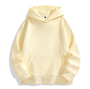 Sudaderas con Capucha Gruesas Nuevas de 2025, de 400 a 500 g/m², 100% Algodón, para Hombre, Unisex, Invierno, Holgadas, Básicas, Lisas, Sudaderas con Capucha - Product Image 3