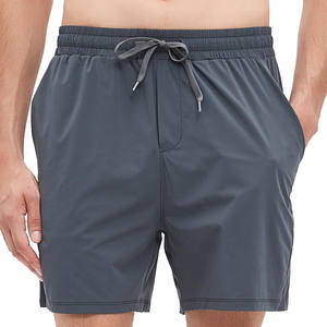 Alta calidad al por mayor de algodón hombres entrenamiento Fitness pantalones cortos para hombres deporte correr gimnasio Jogger Fitness pantalones cortos de sudor con bolsillos - Product Image 1