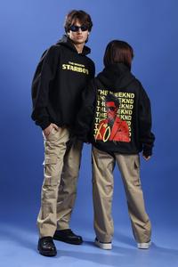 Sudadera con capucha con gráfico unisex, ajuste cómodo informal con estampados de personajes de moda, Sudadera con capucha de gran tamaño personalizada para hombres y mujeres - Product Image 6