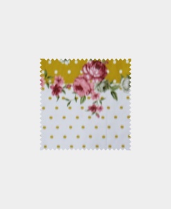 Drap de lit 100% polyester 120Tc micro simple design floral personnalisable de luxe taille reine meilleur prix 9015 poids moutarde - Product Image 4