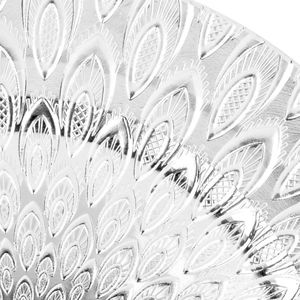 Silver Designer Charger Plates <b>Round</b> <b>Place</b> <b>Mats</b> Hot Selling Wedding Birthday Party Table Decoration in Wholesale Suppliers - Product Image 3