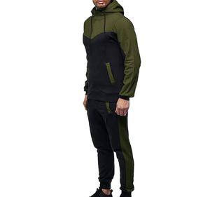 Vêtements de sport personnalisés Deux pièces Tenue d'entraînement et de jogging Ensemble de jogging pour hommes Survêtement Tenues de course Vêtements de sport Vêtements décontractés - Product Image 2