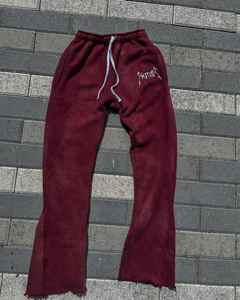 กางเกงขายาวทรงหลวมสำหรับผู้ชายกางเกงสตรีทแวร์ขากว้างดีไซน์ตามสั่งส่งตรงจากโรงงาน - Product Image 5