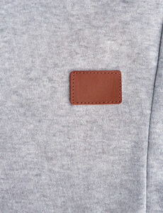 Survêtement décontracté haut de gamme, sweat-shirt à col rond, 100% polyester, tissu tricoté légèrement extensible, respirant, couleur unie, grande taille - Product Image 6