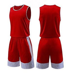 Uniforme de baloncesto deportivo de equipo OEM _ Jersey y pantalones cortos que absorben la humedad _ Colores, logotipos y números personalizados disponibles - Product Image 4