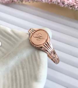 Anillo de Sello de Plata de Ley 925 de Estilo Vintage Bellamente Elaborado, Regalo Unisex de Fabricante Indio - Product Image 5