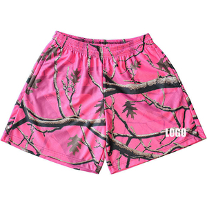 Vente en gros de shorts de course en maille 100% polyester shorts de fitness taille haute à séchage rapide shorts d'été en maille de basket-ball pour garçons - Product Image 4