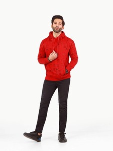 Sudadera con capucha de gran tamaño Premium para hombres Fabricantes Peso pesado Algodón suave Impresión digital de invierno Comodidad elegante - Product Image 4