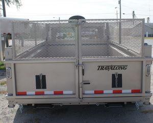 รถพ่วงเทรลเลอร์เทรลเลอร์แบบคอห่าน14 'ที่ดีที่สุดที่มีชิ้นส่วนด้านบนเป็นโลหะแบบขยายได้สำหรับเกียร์และมอเตอร์ - Product Image 5